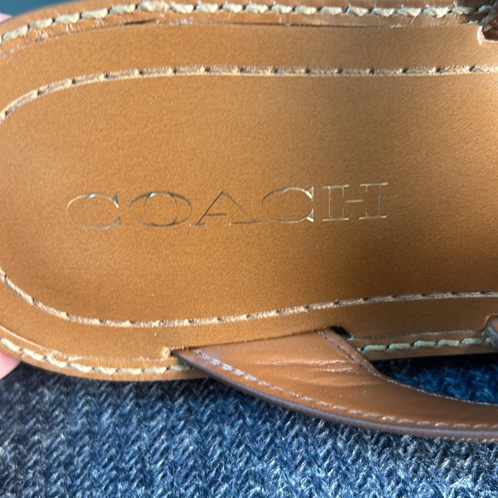 Coach Harlan signature sandal size 9 - Picture 2 of 7